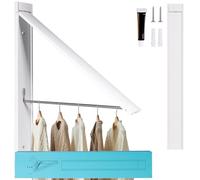 Ithywat Retractable Clothes Drying Rack,Space Saver Wall Mounted Folding Hanger for Laundry Room, Closet Storage Organization, Easy Installation Aluminium Never Rust Dryer 1pcs