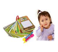 Itian 26 Alphabets Doodle Board Water Drawing Book With 2 Pens Home Preschool Early Educational Development Birthday Gift Toy for Child Kids