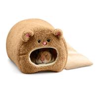 Itian Hamster Bed - Handmade Small Animal House, Cute Plush Cotton Bed for Hamster, Rat & More