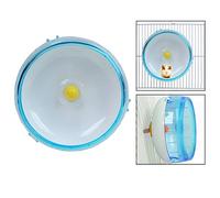 Itian Silent Hamster Running Spinner Wheel Pet Running Toy For Small Animals Hamster Exercise Toy (Blue)