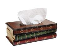 Itian Vintage Style Antique Wooden Tissue Paper Stacking Tissue Box for Home/Office/Bathroom/Car