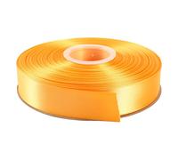 ITIsparkle 1" Inch Double Faced Satin Ribbon 50 Yards-Roll Set for Gift Wrapping Scrap Books Party Favor Hair Braids Baby Shower Decoration Floral Arrangement Craft Supplies, Gold Ribbon