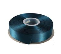 ITIsparkle 1" Inch Double Faced Satin Ribbon 50 Yards-Roll Set for Gift Wrapping Scrap Books Party Favor Hair Braids Baby Shower Decoration Floral Arrangement Craft Supplies, Teal Ribbon