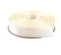 ITIsparkle 1" Inch Double Faced Satin Ribbon 50 Yards-Roll Set for Gift Wrapping Scrap Books Party Favor Hair Braids Baby Shower Decoration Floral Arrangement Craft Supplies, Ivory Ribbon