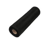 ITIsparkle 25cm x 9.1cm Polyester Deco Ribbon - Black Non Metallic