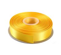 ITIsparkle 25mm Width (1") Double Faced Satin Ribbon 45 Meters (Full Reel) Crafts Gift Wrap Floristry - Maize Ribbon