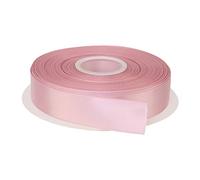 ITIsparkle 25mm Width (1") Double Faced Satin Ribbon 45 Meters (Full Reel) Crafts Gift Wrap Floristry - Rose Gold Ribbon
