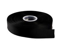 ITIsparkle 25mm Width (1") Grosgrain Ribbon 45 Meters (Full Reel) Crafts Gift wrap Floristry - Black Ribbon