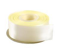 ITIsparkle 38mm Double Faced Satin Ribbon 22 Meters-Roll Set for Gift Wrapping Party Favor Hair Braids Hair Bow Baby Shower Decoration Floral Arrangement Craft Supplies, Ivory Ribbon