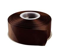 ITIsparkle 38mm Grosgrain Ribbon 22 Meters-Roll Set for Gift Wrapping Cake Decoration Party Favor Hair Braids Hair Bow Baby Shower Decoration Floral Arrangement Craft Supplies, Brown Ribbon
