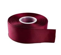 ITIsparkle 38mm Grosgrain Ribbon 22 Meters-Roll Set for Gift Wrapping Cake Decoration Party Favor Hair Braids Hair Bow Baby Shower Decoration Floral Arrangement Craft Supplies, Burgundy Ribbon