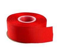 ITIsparkle 38mm Grosgrain Ribbon 22 Meters-Roll Set For Gift Wrapping Cake Decoration Party Favor Hair Braids Hair Bow Baby Shower Decoration Floral Arrangement Craft Supplies, Red Ribbon