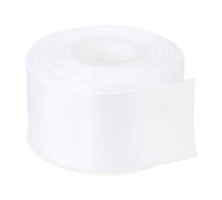 ITIsparkle 50mm Width Double Faced Satin Ribbon 22 Meters-Roll Set for Gift Wrapping Party Favor Hair Braids Baby Shower Decoration Craft Supplies, White
