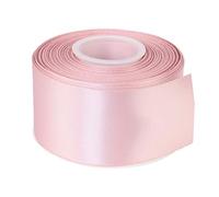 ITIsparkle 50mm Width Double Faced Satin Ribbon 22 Meters-Roll Set for Gift Wrapping Party Favor Hair Braids Baby Shower Decoration Craft Supplies, Rose Gold
