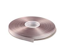 ITIsparkle 9mm Width (3/8") Grosgrain Ribbon 45 Meters (Full Reel) Crafts Gift Wrap Floristry - Silver Ribbon