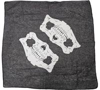 itisyours Skeleton Half Skull Face Bandana Mask Scarf Motocycling Biking Paintball Outdoor Sport, White, 1 size fit all