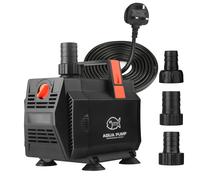 ITIY Submersible Water Pump Pond Pump, Water Fountain Pump Aquarium Water Pump with Flow Control for Fish Tank, Waterfall, Outdoor, Hydroponics (60W 3500L/H)