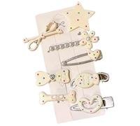 Itkcozcg 8Pcs Star Hair Clip Slip Resistant Duckbill Barrettes Hairpin for Women Girls Everyday Hairstyling Accessories