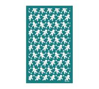 Itkcozcg Christmas Silk Screen Stencils Snowman Reusable Earrings Transfers For Home Decoration