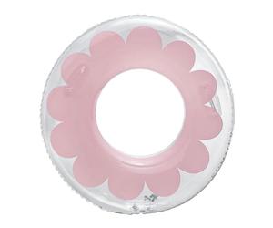 Itkcozcg Clear Flower Swimming Rings Inflatable Pool Float Rings Swim Tube Floatie Parties Decorations Beach Toy for Adults Swim Tube Floatie Outdoor Water Activity Pool Toy