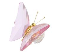 Itkcozcg Crystal Flying Butterfly Figurine Elegant Crystal Animal Ornament With Glass Base For Wedding Christmas Decors Gift Christmas Decoration