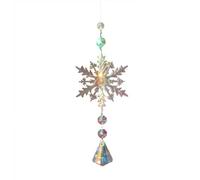 Itkcozcg decorations home, Colorful Crystal Suncatchers with Snowflake Christmas Decoration