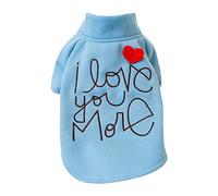 Itkcozcg Dog Spring Shirts -I Love You More Indoor Outdoor Use Sweatshirt Outfit For Hiking Dog Jackets For Walking Camping