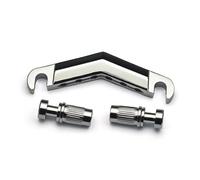 Itkcozcg Electric Guitar Stop Rod Tailpiece with Anchors and Studs Tune Matic Roller Saddle Guitar Bridge for Electric