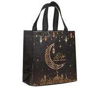 Itkcozcg Elegant Moon Themed Handbag Moon Celebration Pattern Shopping Bag Packaging Bags For Fashion Forward Shopper Individualized Shopping Bag For Trendsetters