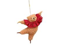 Itkcozcg Fashion Jewelry, Cartoon Dancing Bear Fun Room Decor Car Pendant Car Ornament Plush Birthday for Kids