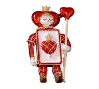 Itkcozcg Fashion Jewelry, Cartoon Heart and Soldiers Brooch Pin Fashion Coat Brooch Lapel Pin Christmas Brooch Clothing Pin Jewelry