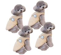 Itkcozcg Fleece Lined Dog Vests for Cold Weather Insulation Easy Back Closures Systems Comfortable for Daily Walks Dog Vests Back Opening