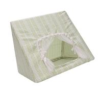 Itkcozcg Flower Print Cavia Porcellus Tent House with Curtain Washable Small Animal House Hideouts for Hamster Hedgehogs