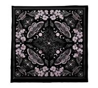 Itkcozcg Foldable Tarots Practice Cloth Soft Mystical Themed Velvets Divination Cloth For Psychic Readings Decoration Gifting Foldable Tarots Mats