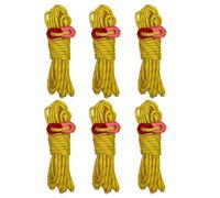 Itkcozcg Guy Rope, 4mm Tent Guy Line 13ft Reflective Cord Guy Line Tent Guide Rope for Awning Camping Reflective Tent