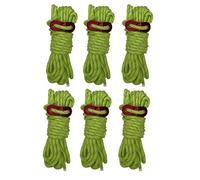 Itkcozcg Guy Rope, 4mm Tent Guy Line 13ft Reflective Cord Guy Line Tent Guide Rope for Awning Camping Reflective Tent