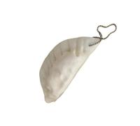 Itkcozcg Imitation Food Keychain Pendant Simulation Dumpling Stress Relief Squeeze Toy Keyring for Handbag Purse Car Accessories Realistic Dumpling Keychain