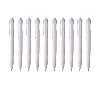 Itkcozcg Office Supplies, 10x Retractable Neutral Pen 0.5mm Black Gel Pen Quick-Drying Pen Office School Supplies for Writing