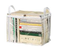 Itkcozcg Office Supplies, Foldable Books Box Waterproof Toy Box Books Storage Box Books Organizers Clear Clothes Storage Bag for Dormitory Household