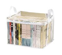 Itkcozcg Office Supplies, Foldable Books Box Waterproof Toy Box Books Storage Box Books Organizers Clear Clothes Storage Bag for Dormitory Household