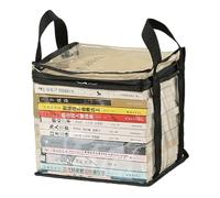 Itkcozcg Office Supplies, Foldable Books Box Waterproof Toy Box Books Storage Box Books Organizers Clear Clothes Storage Bag for Dormitory Household