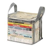 Itkcozcg Office Supplies, Foldable Books Box Waterproof Toy Box Books Storage Box Books Organizers Clear Clothes Storage Bag for Dormitory Household