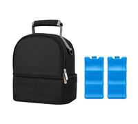 Itkcozcg Practical Oxford Fabric Waterproof Breast Milk Cooling Backpack Stylish Design for Everyday Use by Nursing Mothers Commuting Backpack