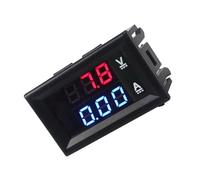 Itkcozcg Screen Voltages Current Meter 0-100V 10A High Accuracy LED Display for Energy Systems Testing Red Blue LED Two Monitor Gauge
