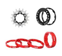 Itkcozcg Single Speed Stainless Steels Cogs Bike Freewheels High Strength Steel Single Speed Cogs Bicycles Sprocket Freewheels Bicycles Cassettes Cog