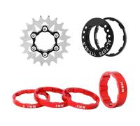 Itkcozcg Single Speed Stainless Steels Cogs Bike Freewheels High Strength Steel Single Speed Cogs Bicycles Sprocket Freewheels Bicycles Cassettes Cog