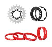 Itkcozcg Single Speed Stainless Steels Cogs Bike Freewheels High Strength Steel Single Speed Cogs Bicycles Sprocket Freewheels Bicycles Cassettes Cog