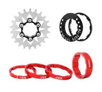 Itkcozcg Single Speed Stainless Steels Cogs Bike Freewheels High Strength Steel Single Speed Cogs Bicycles Sprocket Freewheels Bicycles Cassettes Cog