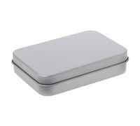 Itkcozcg Small Metal Tin Silver Storage Box For Case Organizer For Money Coin Candy Storage Box Bottle Spray Organizer Basket Rack Tank Container Airtight Glass Dispenser Seal Food