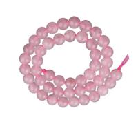Itkcozcg Smooth Rose Crystal Bead Strands Bracelets Charms & Home Decor Embellishments Gemstones Beads